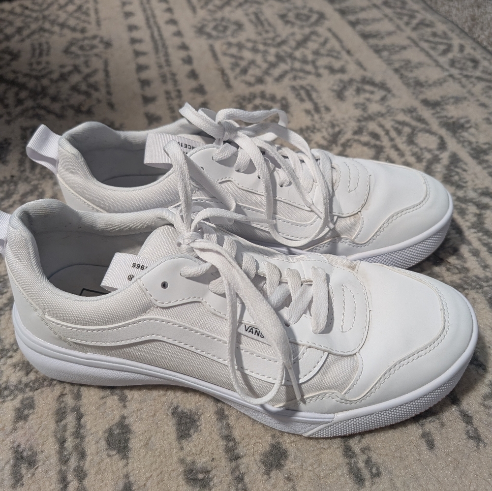 White vans range sneakers
